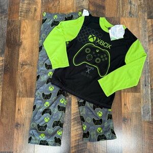NWT XBox Official Gear Long Sleeve Flame Resistant PJ Pajamas Set